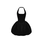 Rasario-Black-Velvet-mini-dress-with-voluminous-skirt-in-Black-at-Coveti14296_nobg Rasario