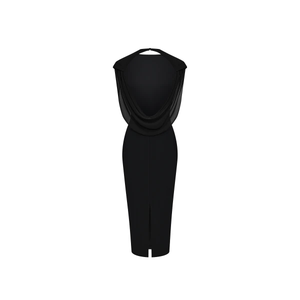 black evening dress