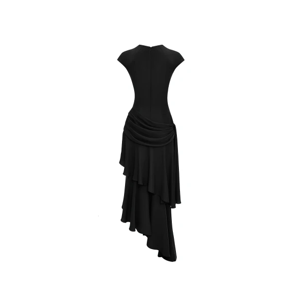 black evening dress