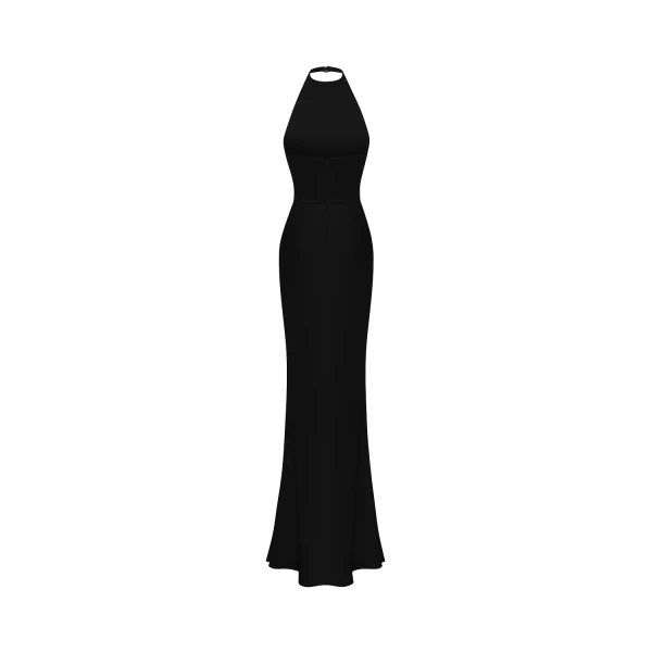 black evening dress