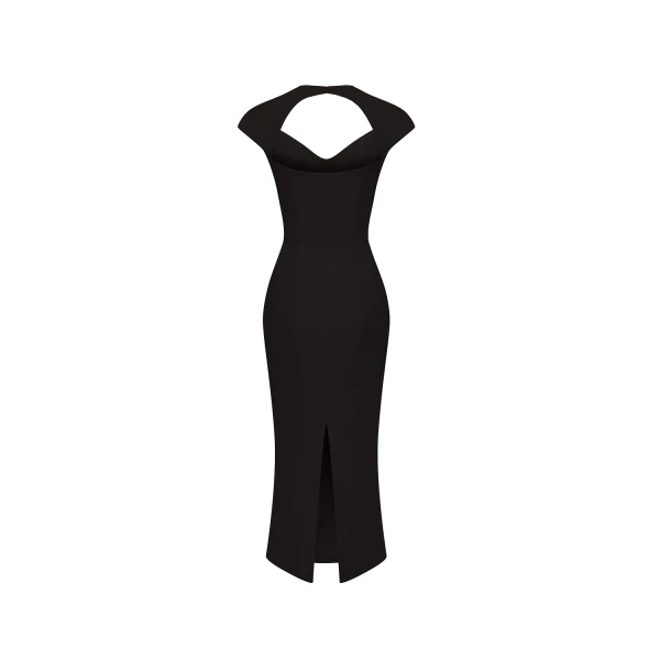 black evening dress