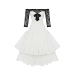 Rasario-Multicolour-Corset-lace-midi-dress-with-a-bow-in-White-and-Black-at-Coveti97387_nobg Rasario