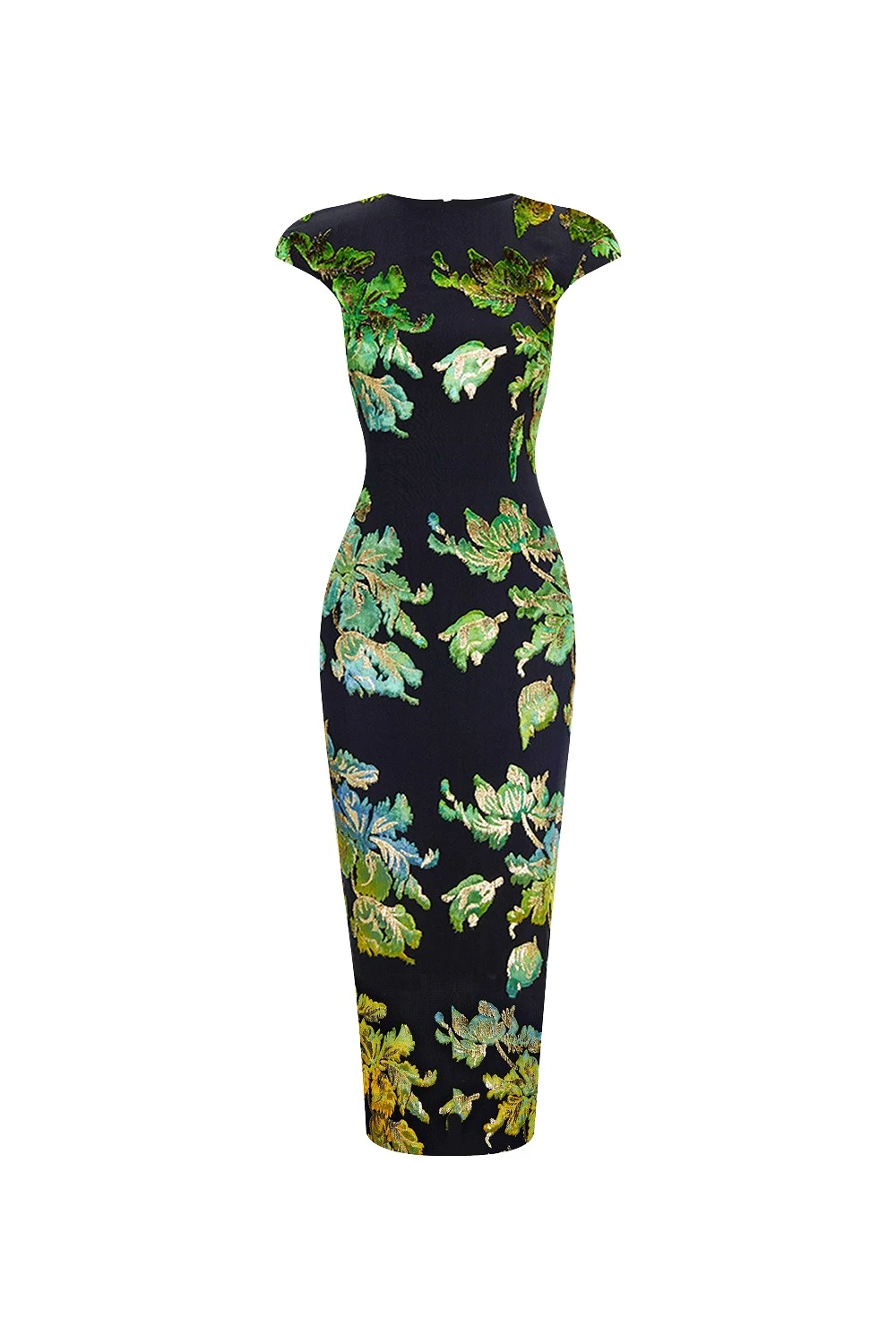 Rasario-Multicolour-Devore-velvet-midi-dress-with-open-back-in-Black-and-Green-at-Coveti30879_nobg Rasario