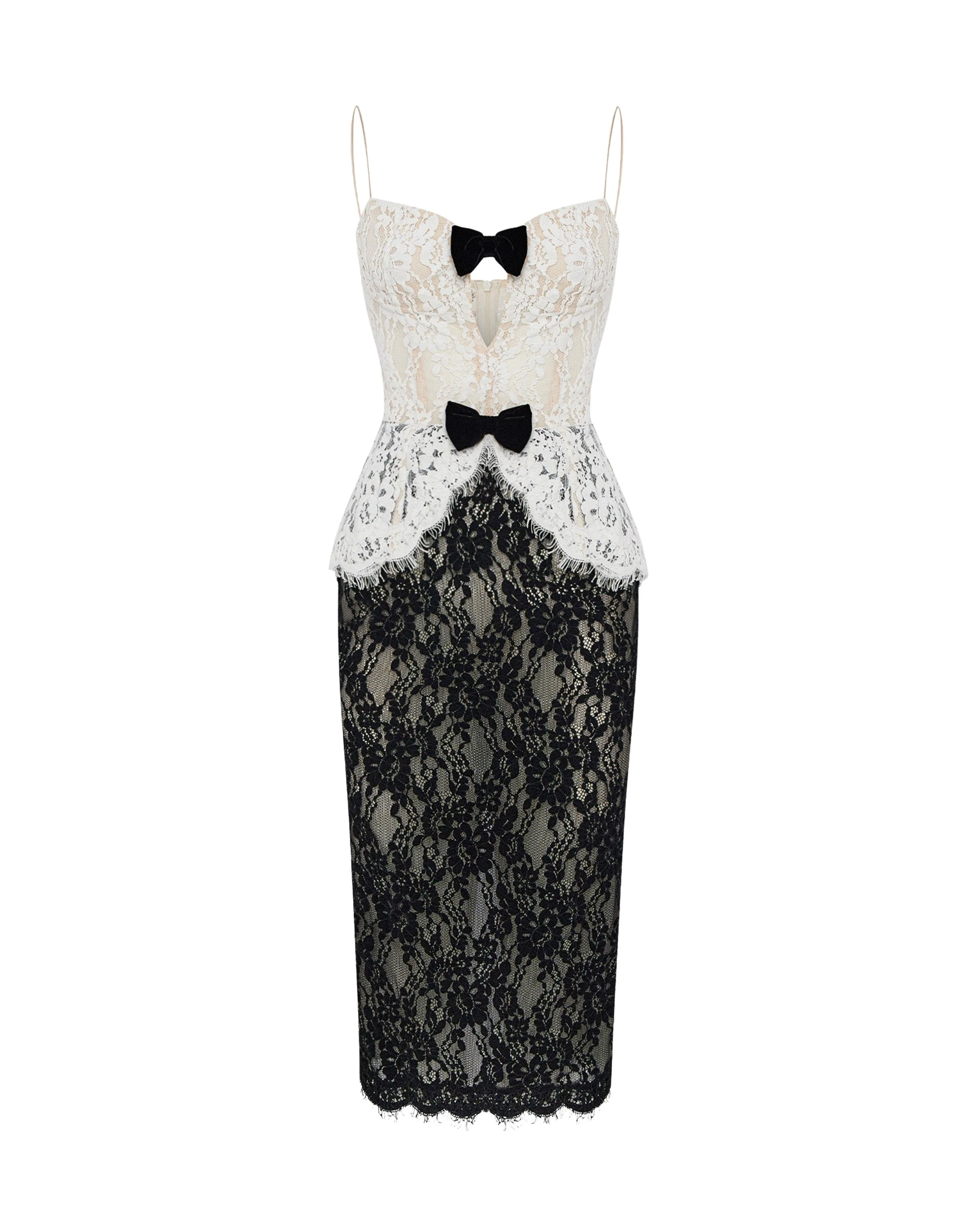 Rasario-Multicolour-Lace-corset-midi-dress-with-bows-in-White-and-black-at-Coveti75023_nobg Rasario