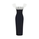 Rasario-Multicolour-Velvet-and-lace-midi-dress-in-Black-and-White-at-Coveti94117_nobg Rasario