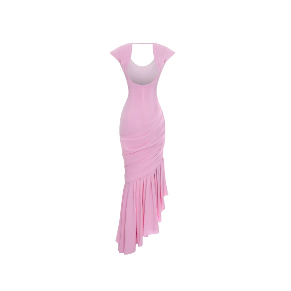 light pink evening dress