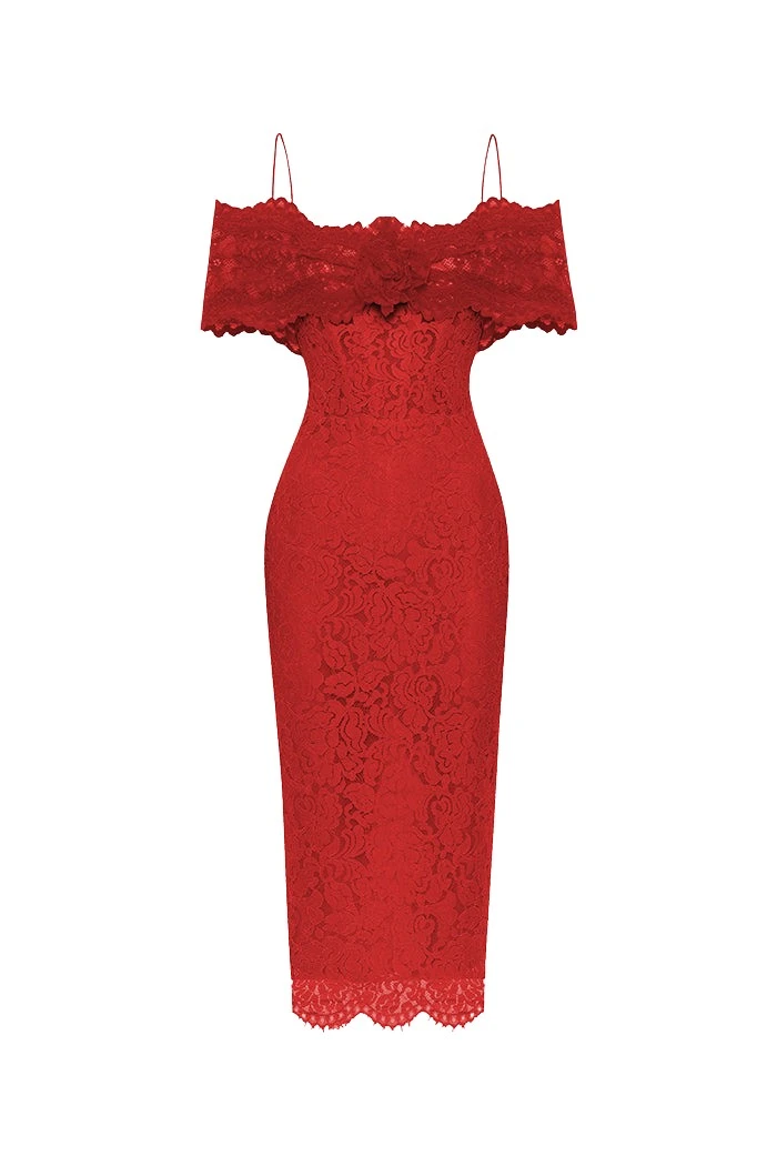 Rasario-Red-Lace-midi-dress-with-a-flower-in-Red-at-Coveti88067_nobg Rasario