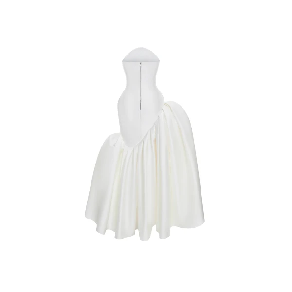 white evening dress
