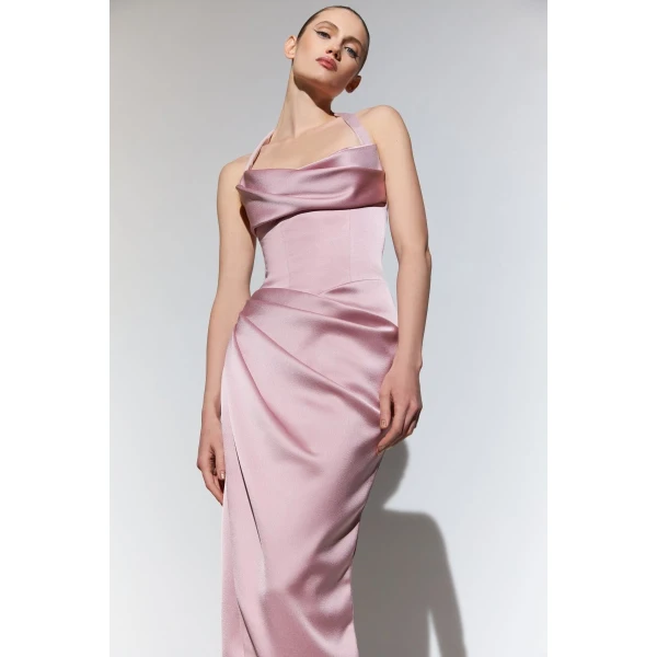 white evening dress