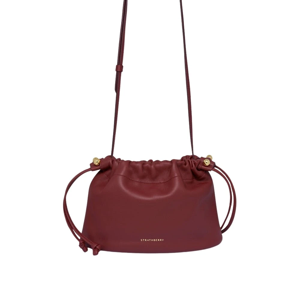 Red-Charlotte-Drawstring-in-Oxblood31181_nobg Strathberry Charlotte Drawstring bucket bag