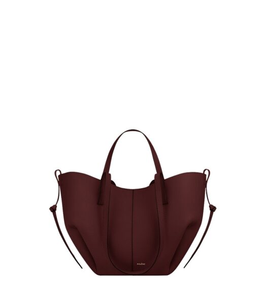 Polène Cyme Mini in Black Cherry Cyme Mini in Black Cherry - Mini Bags - Parisian Luxury Leather Bag at Luxury Shoes 