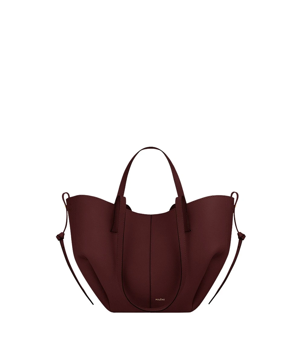 Red-Cyme-Mini-in-Black-Cherry-collection-coveti46412_nobg Polène Cyme Mini in Black Cherry Cyme Mini in Black Cherry - Mini Bags - Parisian Luxury Leather Bag at Luxury Shoes