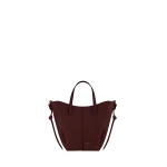 Polène Cyme Tote Nano in Black Cherry Cyme Tote Nano in Black Cherry - Mini Bags - Parisian Luxury Leather Bag at Luxury Shoes 