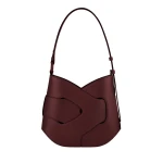 Red-Nodde-Hobo-in-Black-Cherry-collection-coveti88759_nobg Polène Nodde Hobo in Black Cherry Nodde Hobo in Black Cherry - Shoulder & Crossbody Bags - Parisian Luxury Leather Bag at Luxury Shoes