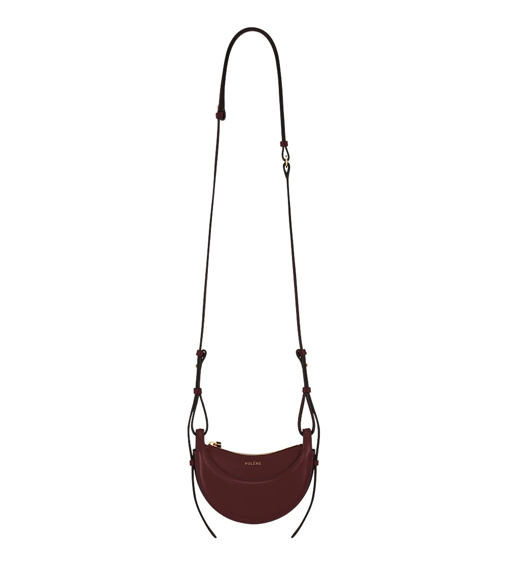 Red-Numero-Dix-Micro-in-Black-Cherry-collection-coveti15892_nobg Polène Numéro Dix Micro in Black Cherry Numéro Dix Micro in Black Cherry - Mini Bags - Parisian Luxury Leather Bag at Luxury Shoes