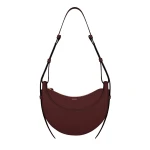 Polène Numéro Dix in Black Cherry Numéro Dix in Black Cherry - Shoulder & Crossbody Bags - Parisian Luxury Leather Bag at Luxury Shoes 