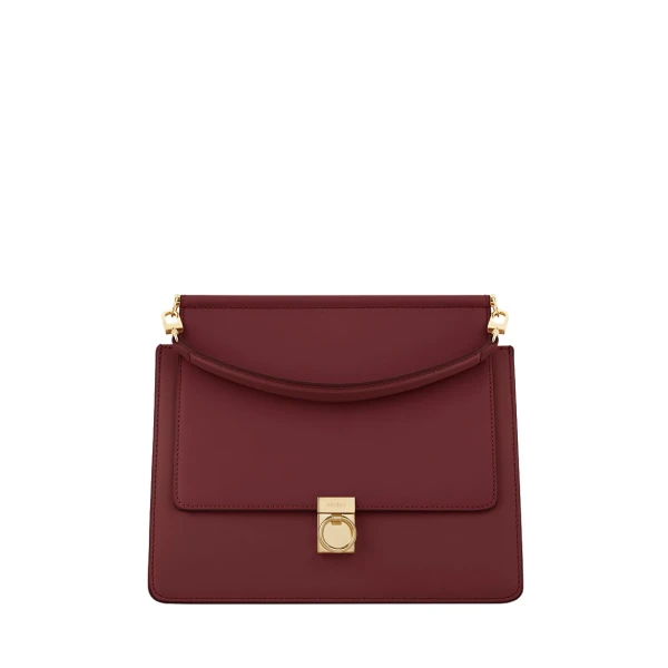 Polène Numéro Sept in Burgundy Numéro Sept in Burgundy - Totes & Top-Handle Bags - Parisian Luxury Leather Bag at Luxury Shoes 