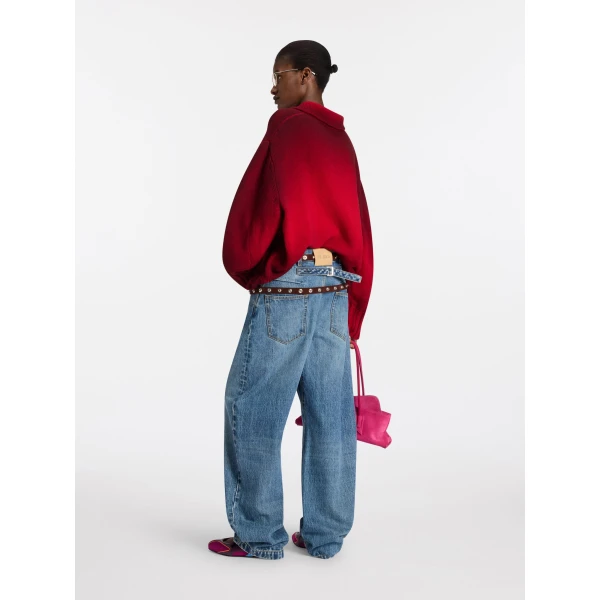 Attico red knitwear