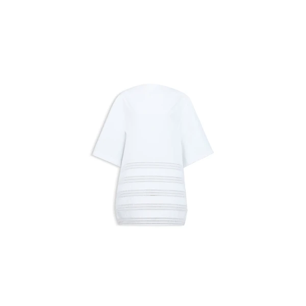Alaïa Round Poplin Dress - ALAÏA Dresses - Laser Cut Luxury - Shop at Luxury Shoes 