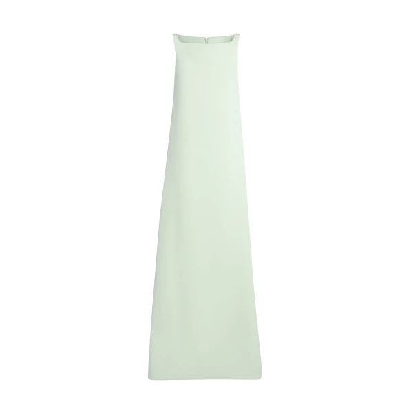 Safiyaa Cielle Long Dress in Sea Glass - Dresses - Demi-Couture Evening Wear at Luxury Shoes 