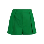 Safiyaa Cierra Shorts in Blade Green - Shorts - Demi-Couture Evening Wear at Luxury Shoes 