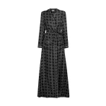 Safiyaa Fiorella Jacket in Ecru on Black - Jackets - Demi-Couture Evening Wear at Luxury Shoes 