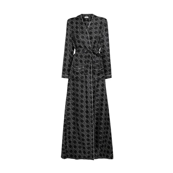 Safiyaa Fiorella Jacket in Ecru on Black - Jackets - Demi-Couture Evening Wear at Luxury Shoes 