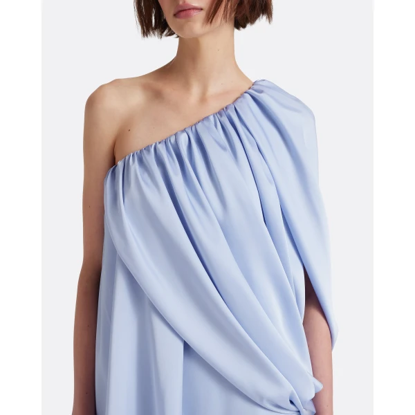 Safiyaa Flourine Mini Dress in Soft Sky - Dresses - Demi-Couture Evening Wear at Luxury Shoes 