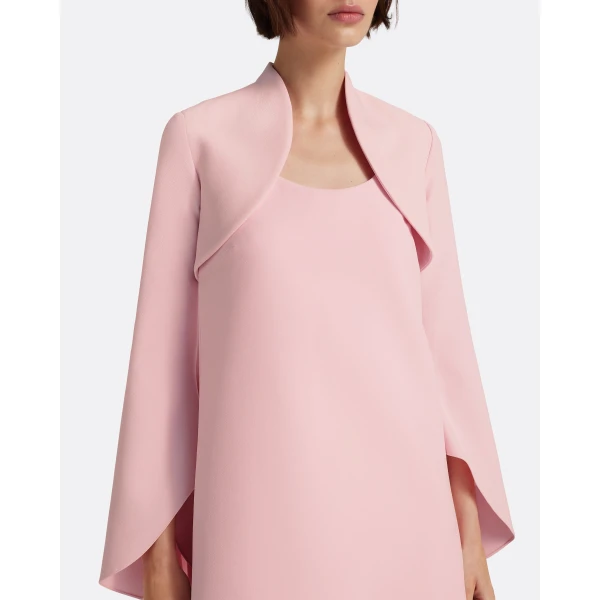 Safiyaa Fran Harness with Areli Mini Dress in Lychee - Dresses - Demi-Couture Evening Wear at Luxury Shoes 