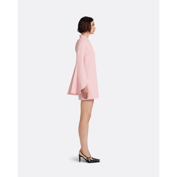 Safiyaa Fran Harness with Areli Mini Dress in Lychee - Dresses - Demi-Couture Evening Wear at Luxury Shoes 