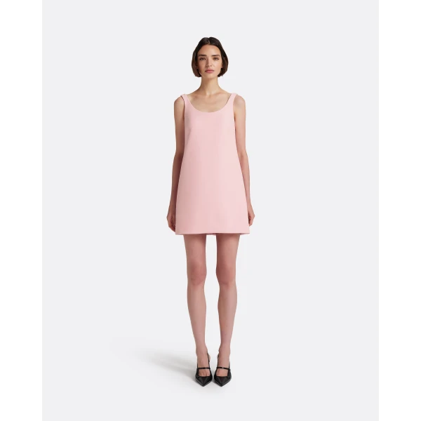 Safiyaa Fran Harness with Areli Mini Dress in Lychee - Dresses - Demi-Couture Evening Wear at Luxury Shoes 