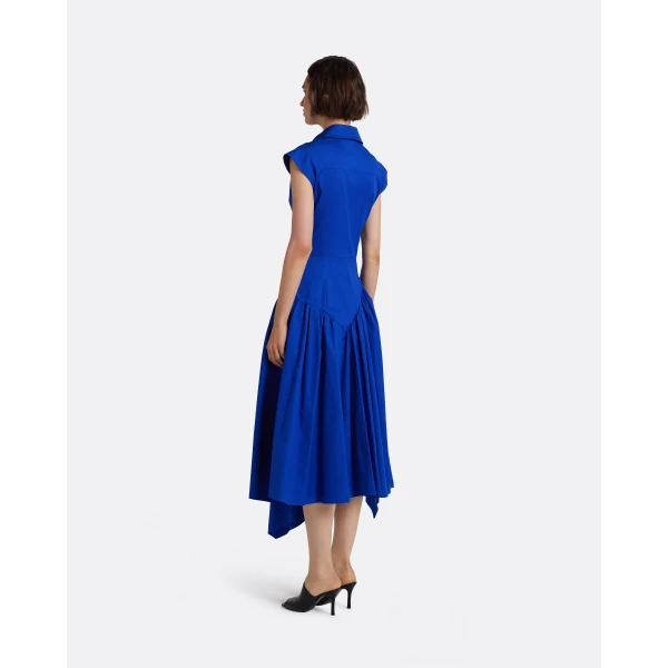 Safiyaa Ludavine Midi Dress in Marrakech - Dresses - Demi-Couture Evening Wear at Luxury Shoes 
