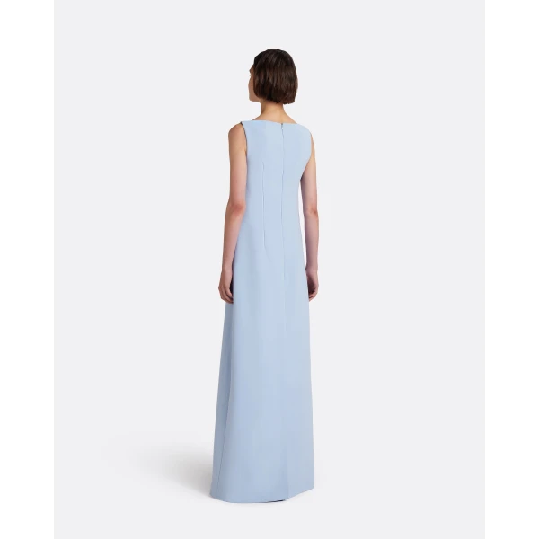 Safiyaa Maddison Long Dress in Soft Sky - Dresses - Demi-Couture Evening Wear at Luxury Shoes 