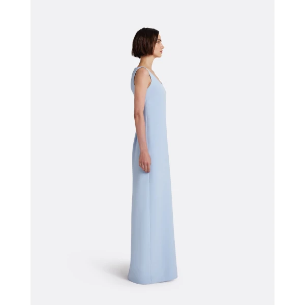 Safiyaa Maddison Long Dress in Soft Sky - Dresses - Demi-Couture Evening Wear at Luxury Shoes 