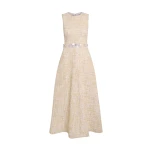Safiyaa Maisie Midi Dress in Tweed - Dresses - Demi-Couture Evening Wear at Luxury Shoes 