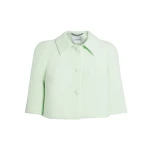 Safiyaa Marci Jacket in Sea Glass - Jackets - Demi-Couture Evening Wear at Luxury Shoes 