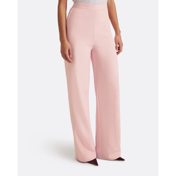 Safiyaa Orla Trousers In Lychee - Pants - Demi-Couture Evening Wear at Luxury Shoes 