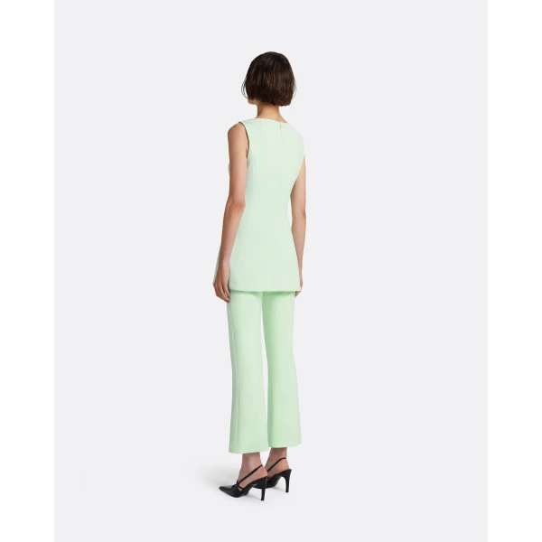 Safiyaa Robbie Top in Sea Glass - Tops - Demi-Couture Evening Wear at Luxury Shoes 