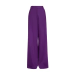 Safiyaa Touca Trouser in Currant - Pants - Demi-Couture Evening Wear at Luxury Shoes 
