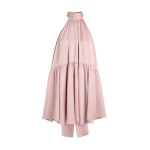 Safiyaa Zeila Mini Dress in Ballet Pink - Dresses - Demi-Couture Evening Wear at Luxury Shoes 