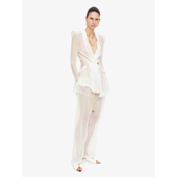 Schiaparelli Schiaparelli Transparent Crossover Jacket Jackets in Schiaparelli Authentic Luxury Fashion at Luxury Shoes 