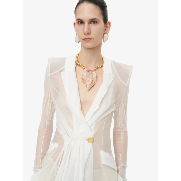 Schiaparelli Schiaparelli Transparent Crossover Jacket Jackets in Schiaparelli Authentic Luxury Fashion at Luxury Shoes 