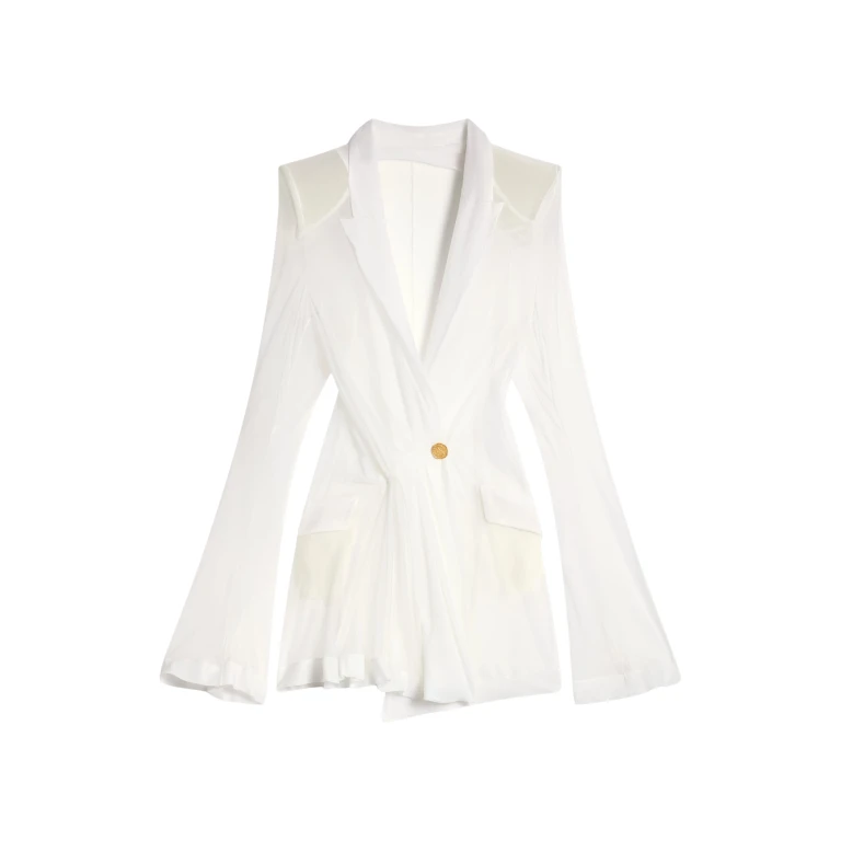 Schiaparelli Transparent Crossover Jacket