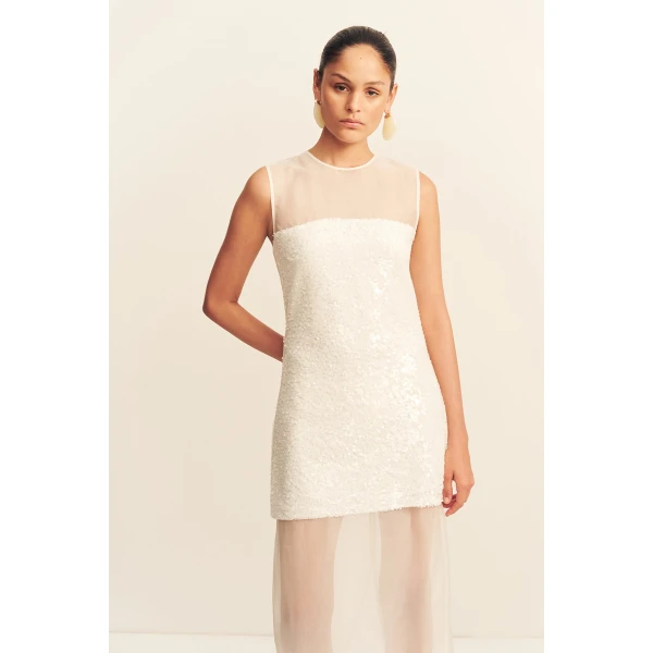 Shona Joy Amerie Silk Sequin Maxi Dress - Dresses - Australian Luxury Eventwear at Luxury Shoes 