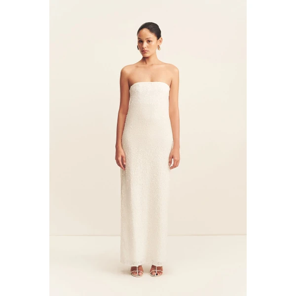 Shona Joy Amerie Strapless Maxi Dress - Dresses - Australian Luxury Eventwear at Luxury Shoes 