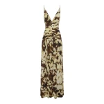 Shona Joy Benny Plunged Gathered Maxi Dress - Dresses - Australian Luxury Eventwear at Luxury Shoes 