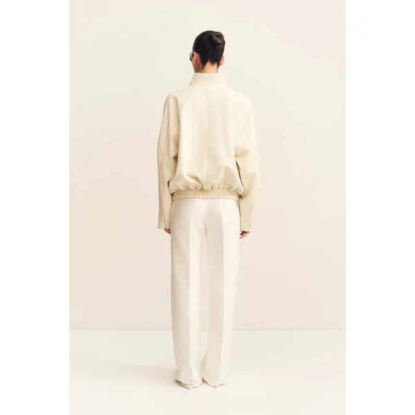 Shona Joy Blake Funnel Neck Faux Leather Jacket - Jackets - Australian Luxury Eventwear at Luxury Shoes 