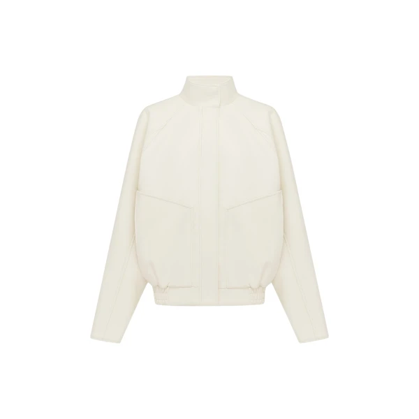 Shona Joy Blake Funnel Neck Faux Leather Jacket - Jackets - Australian Luxury Eventwear at Luxury Shoes 