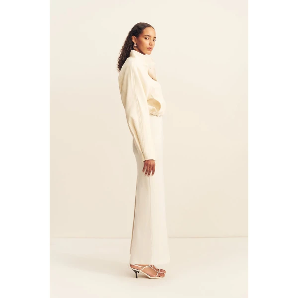 Shona Joy Crosby Wool Blend Cropped Bomber Jacket - Jackets - Australian Luxury Eventwear at Luxury Shoes 