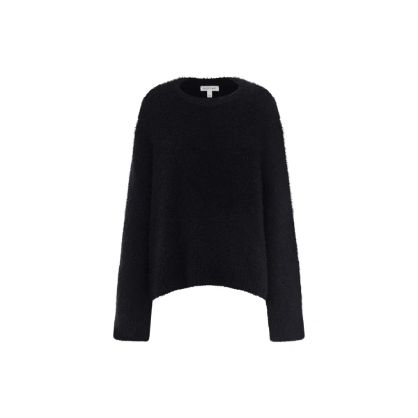 Shona Joy Korine Boucle Knit with Shoulder Pad - Knitwear - Australian Luxury Eventwear at Luxury Shoes 